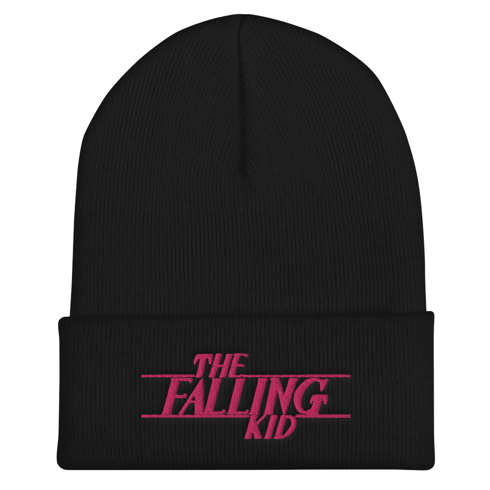 Pink Logo Cuffed Beanie