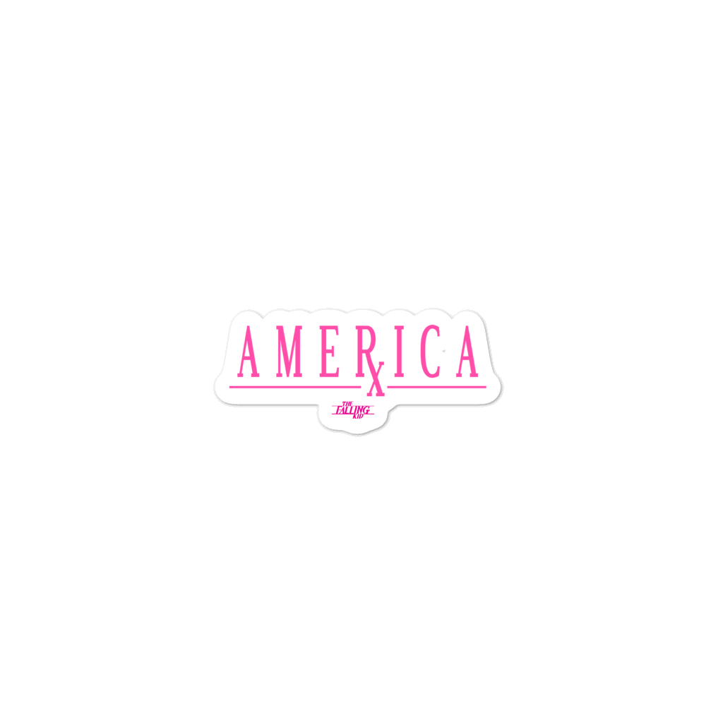 AmeRxica Bubble-free stickers